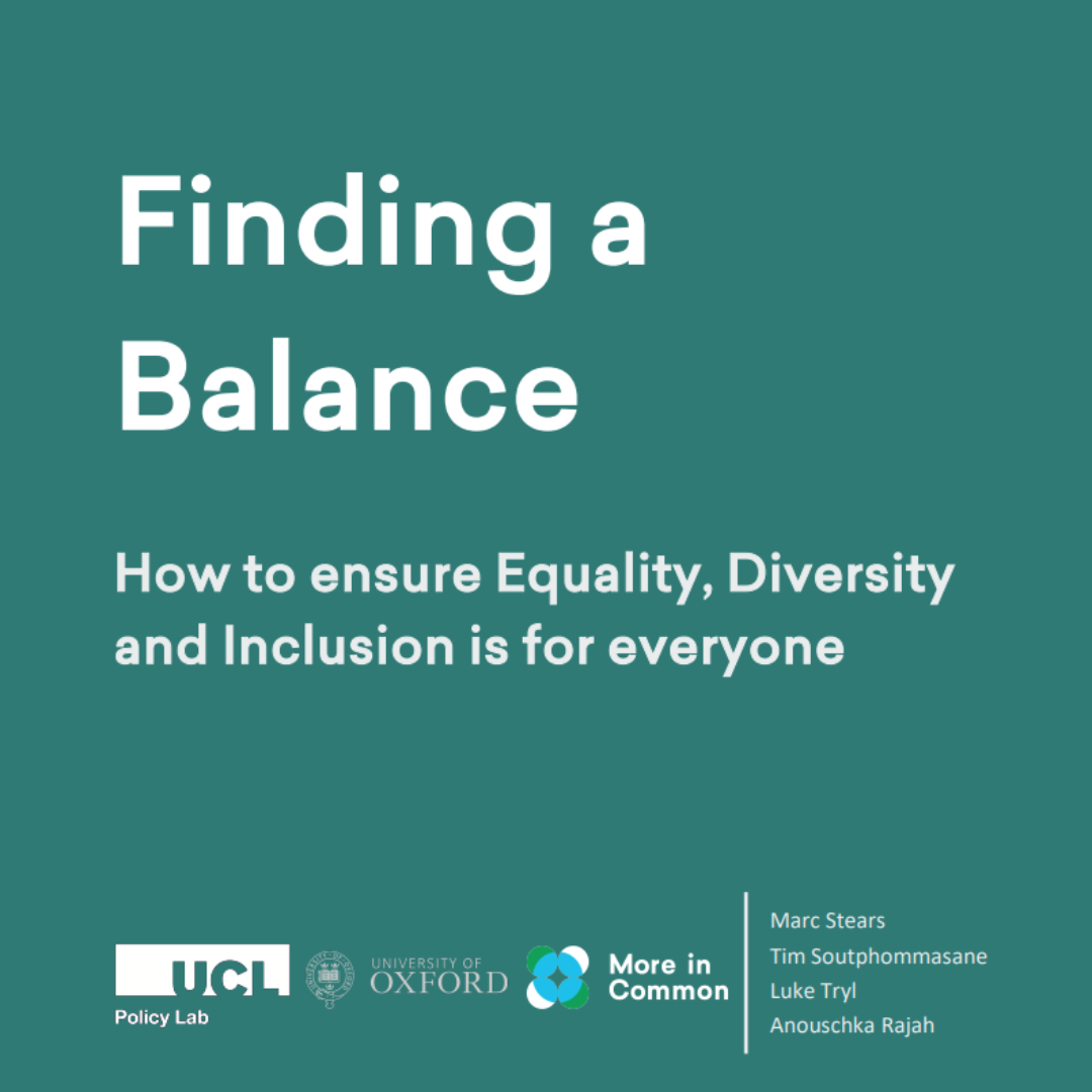 How to Ensure Equality, Diversity and Inclusion is for Everyone